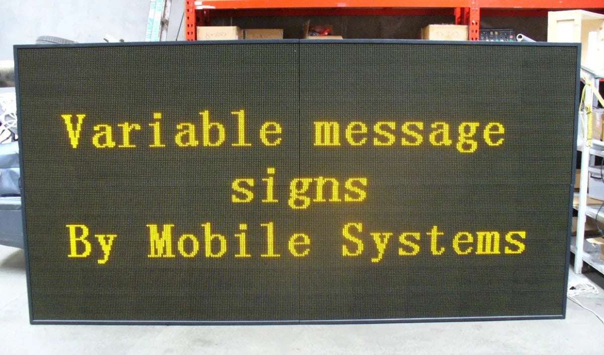 Collection of MSL Variable Message Sign -Amber in a gallery layout